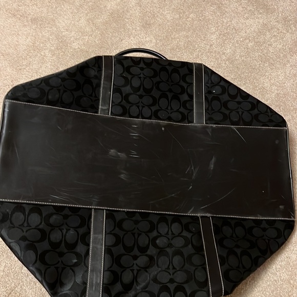 COACH BLACK TRAVEL DUFFEL BAG - Picture 5 of 16